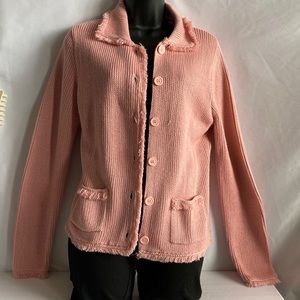 Chadwick’s Buttoned Knit Cardigan Size Small